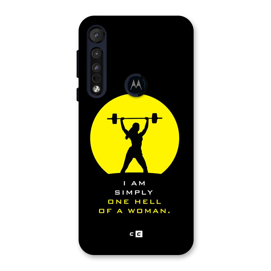 Hell Women Back Case for Motorola One Macro