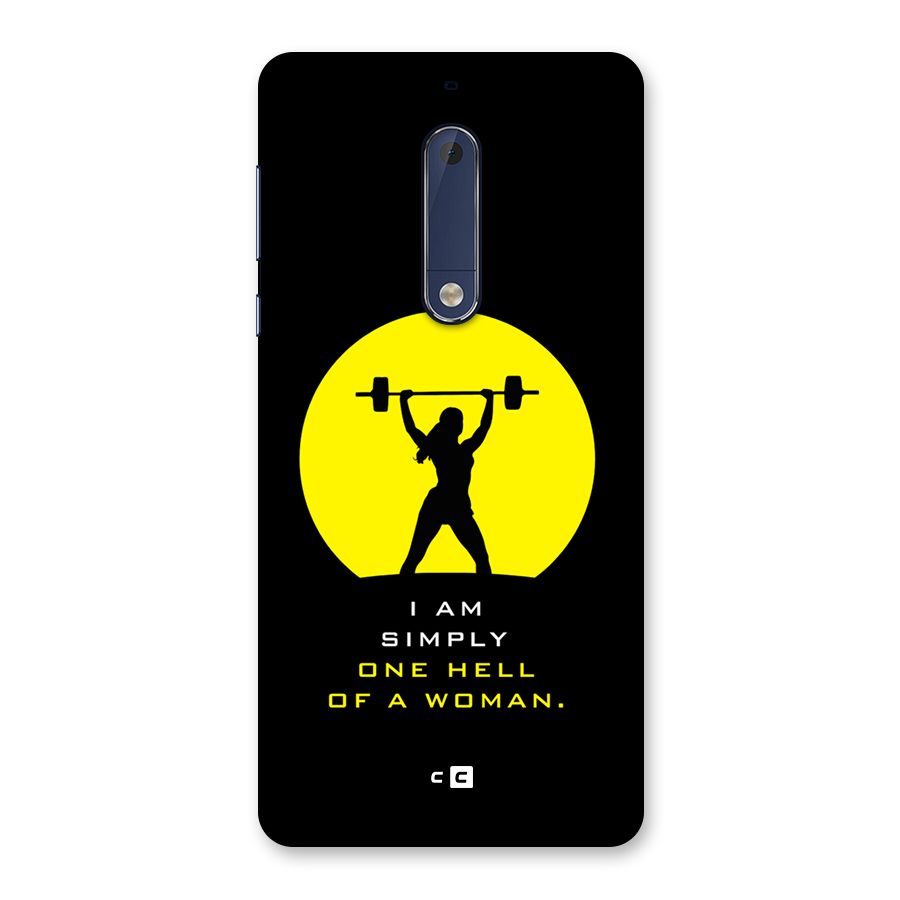 Hell Women Back Case for Nokia 5