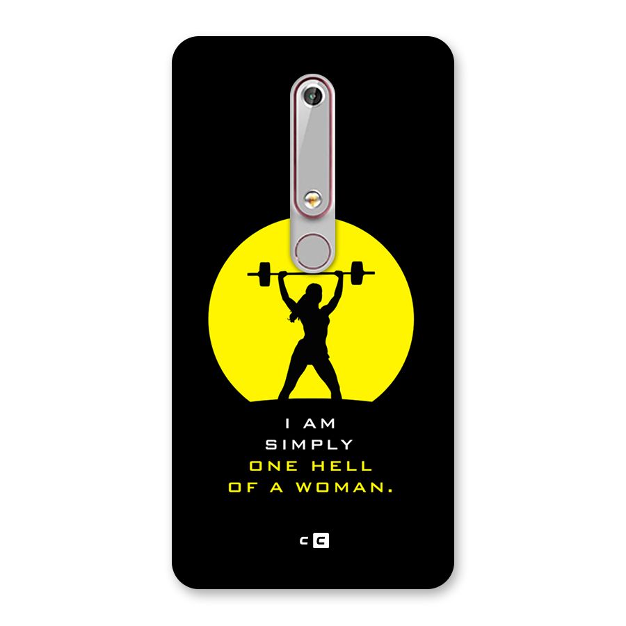 Hell Women Back Case for Nokia 6.1