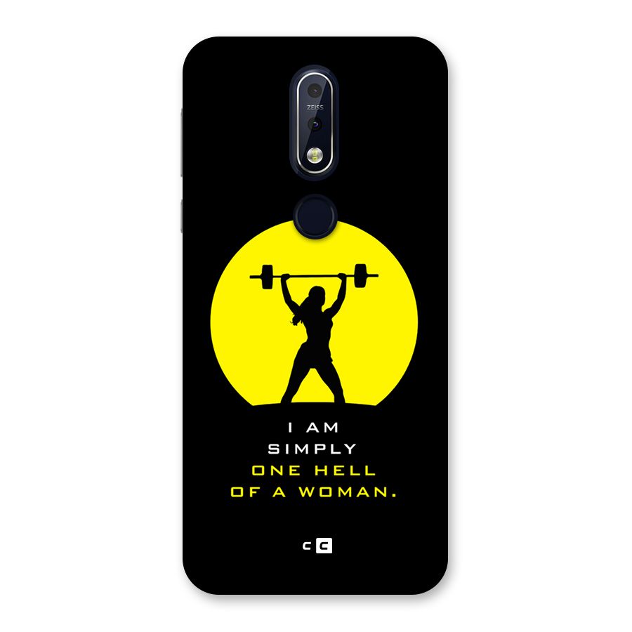 Hell Women Back Case for Nokia 7.1