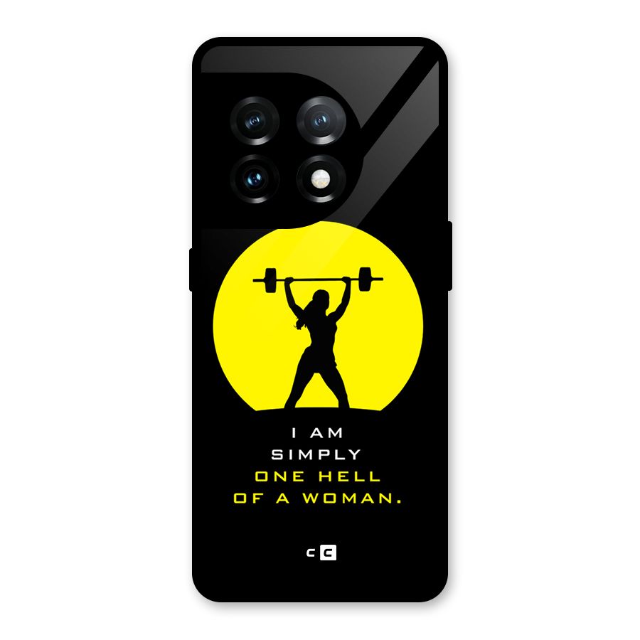 Hell Women Glass Back Case for OnePlus 11