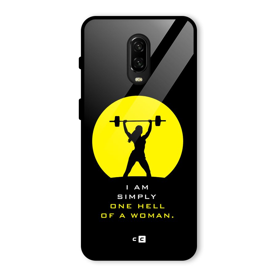 Hell Women Glass Back Case for OnePlus 6T