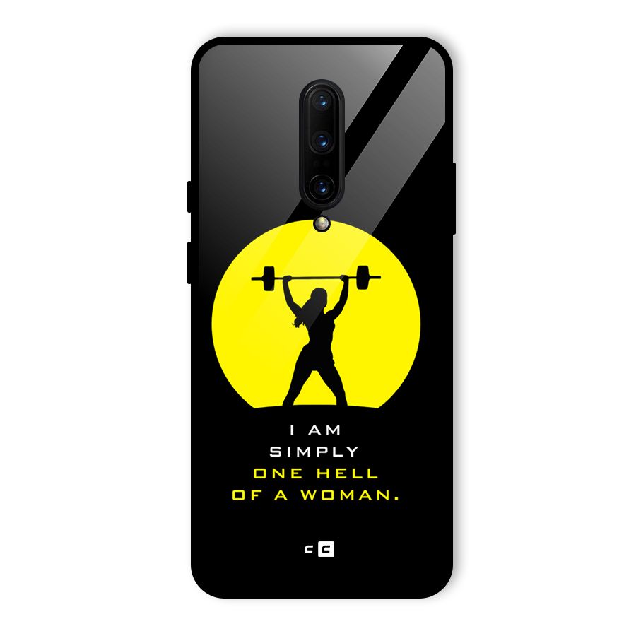 Hell Women Glass Back Case for OnePlus 7 Pro