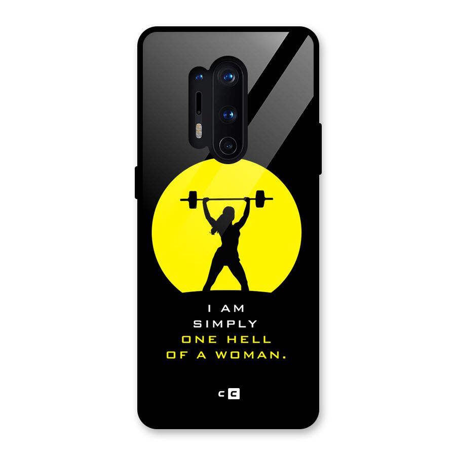 Hell Women Glass Back Case for OnePlus 8 Pro
