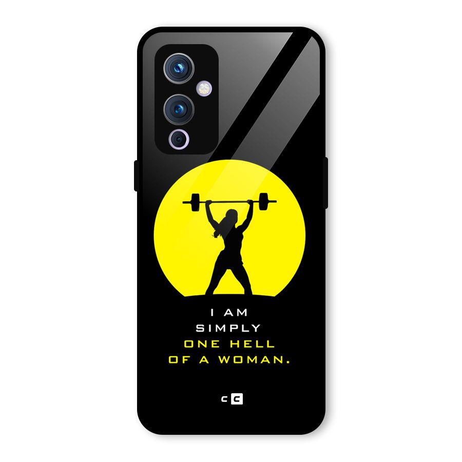 Hell Women Glass Back Case for OnePlus 9