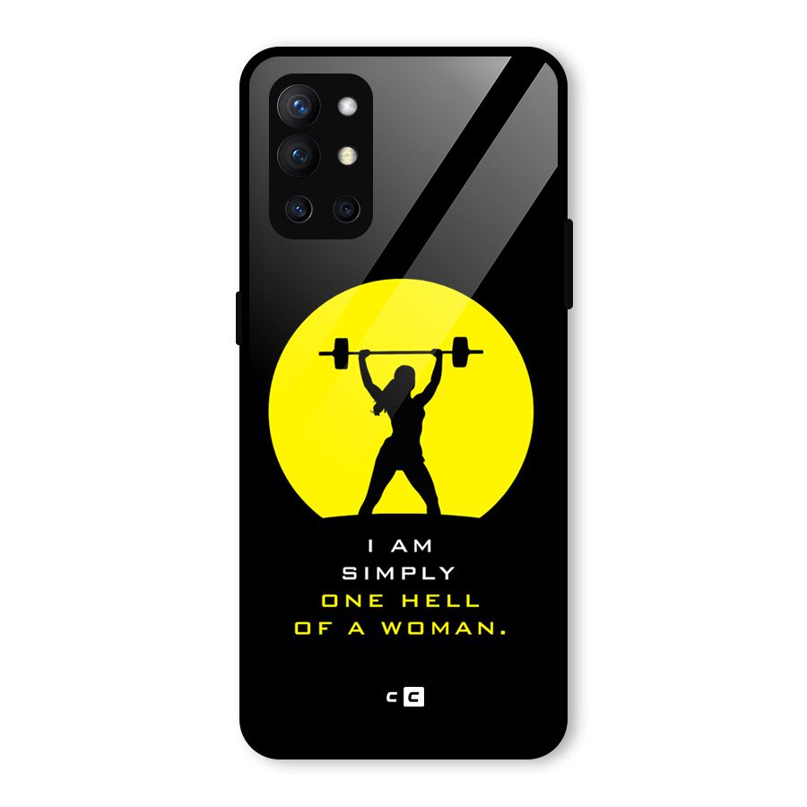 Hell Women Glass Back Case for OnePlus 9R