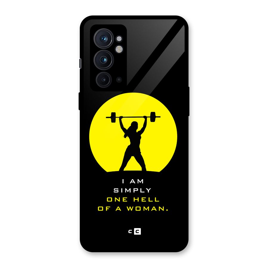 Hell Women Glass Back Case for OnePlus 9RT 5G