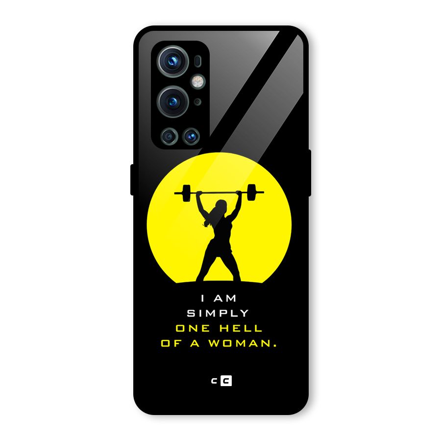 Hell Women Glass Back Case for OnePlus 9 Pro