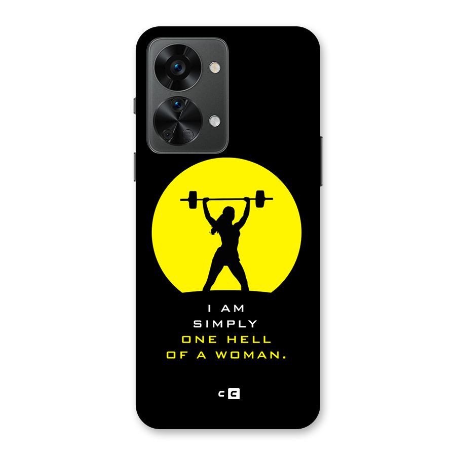 Hell Women Back Case for OnePlus Nord 2T