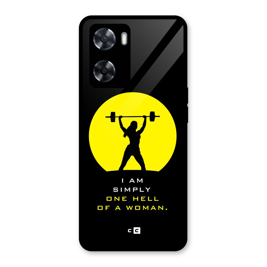 Hell Women Glass Back Case for OnePlus Nord N20 SE