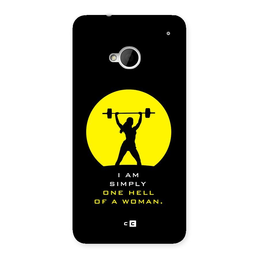 Hell Women Back Case for One M7 (Single Sim)