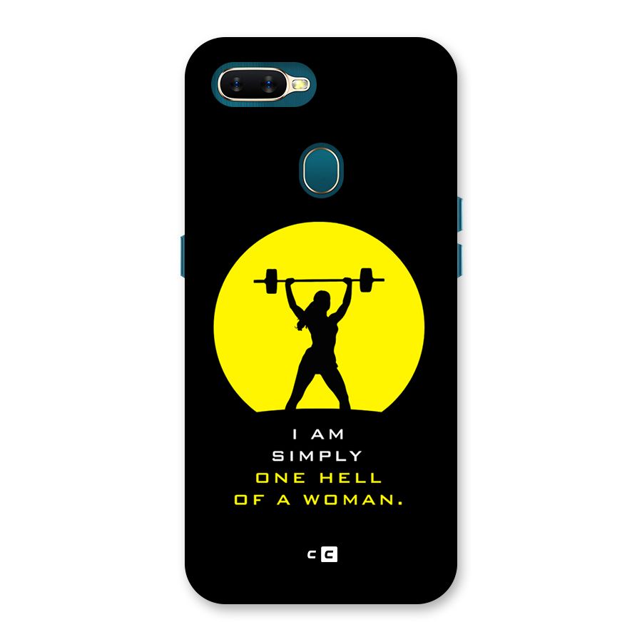Hell Women Back Case for Oppo A12s
