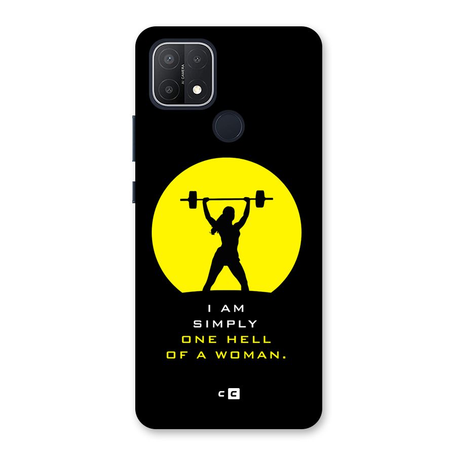 Hell Women Back Case for Oppo A15