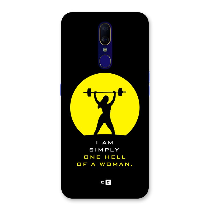 Hell Women Back Case for Oppo A9