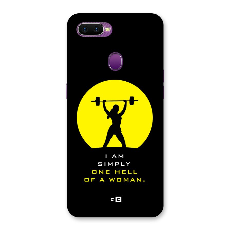 Hell Women Back Case for Oppo F9