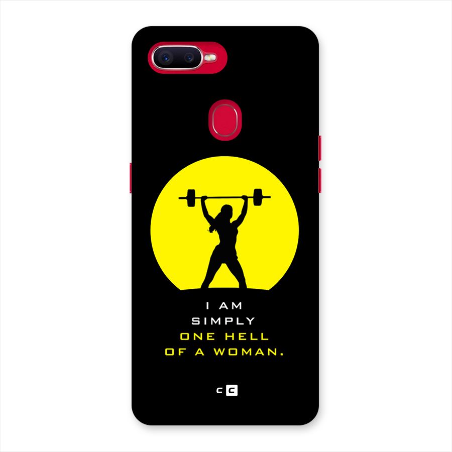 Hell Women Back Case for Oppo F9 Pro
