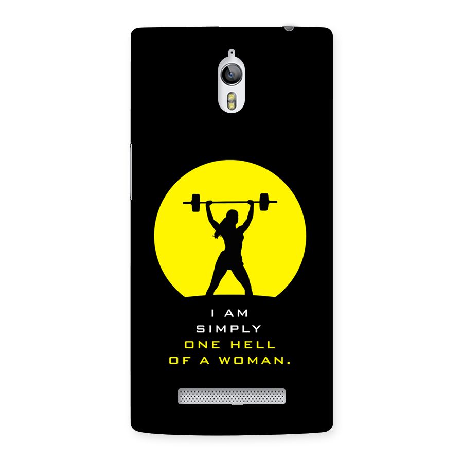Hell Women Back Case for Oppo Find 7