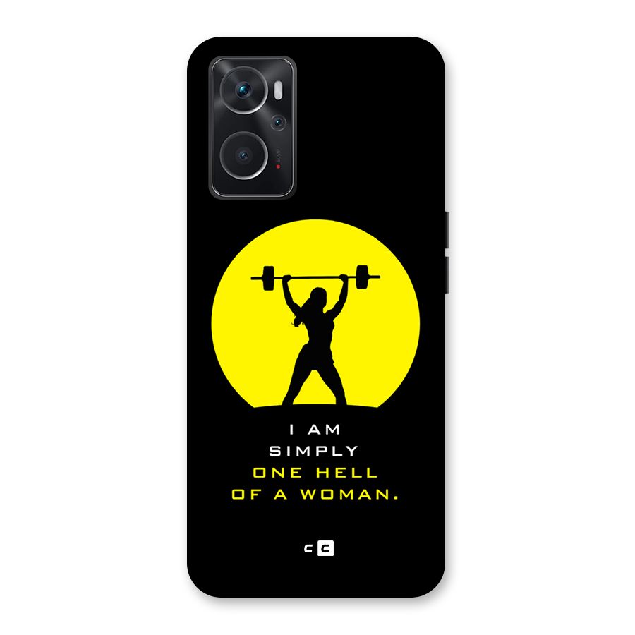 Hell Women Back Case for Oppo K10 4G