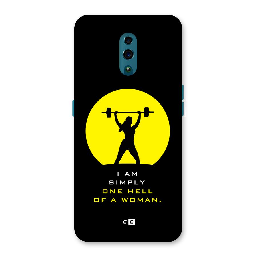 Hell Women Back Case for Oppo Reno
