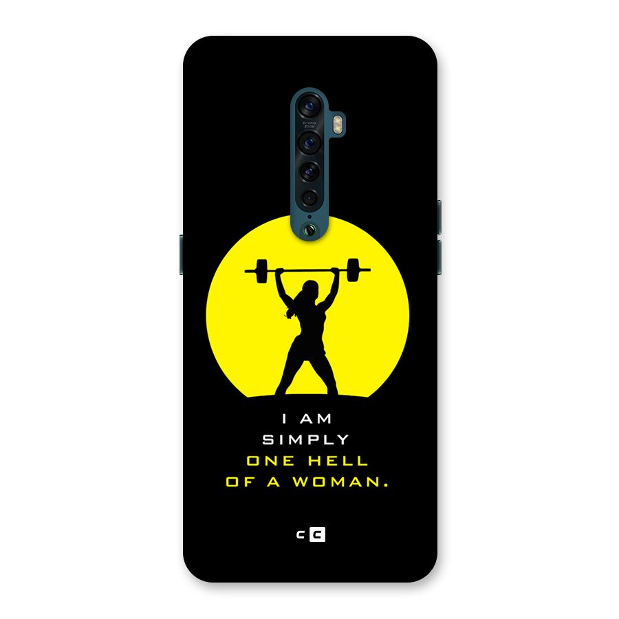 Hell Women Back Case for Oppo Reno2