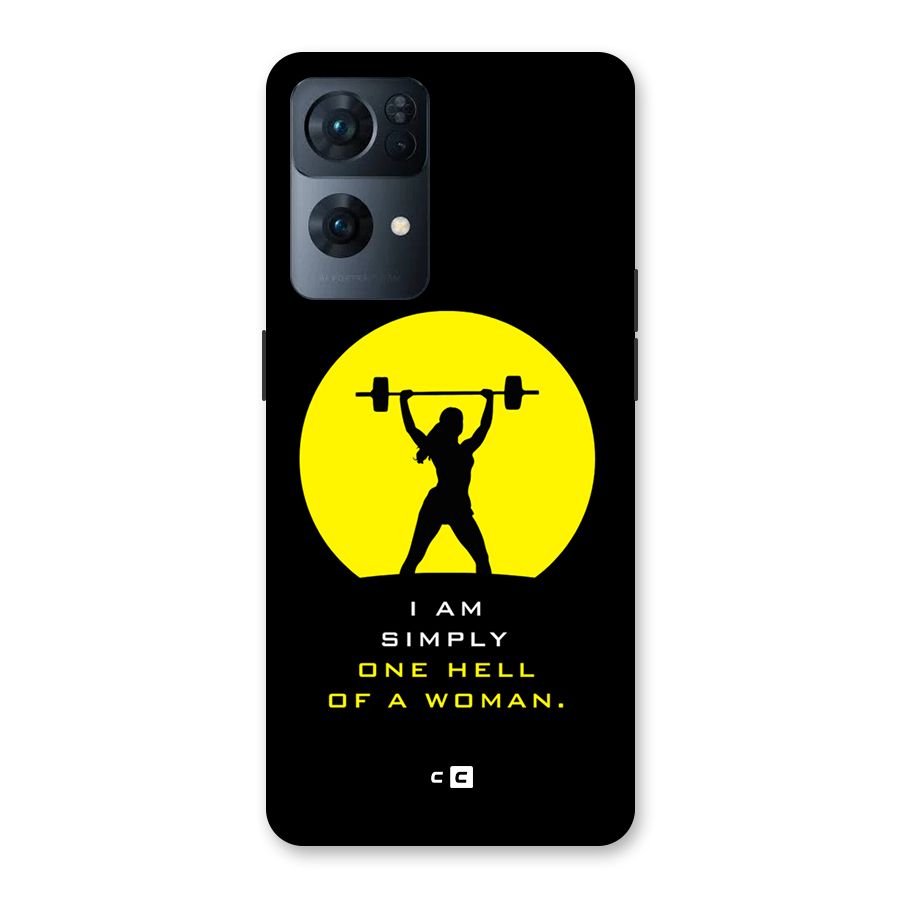 Hell Women Back Case for Oppo Reno7 Pro 5G