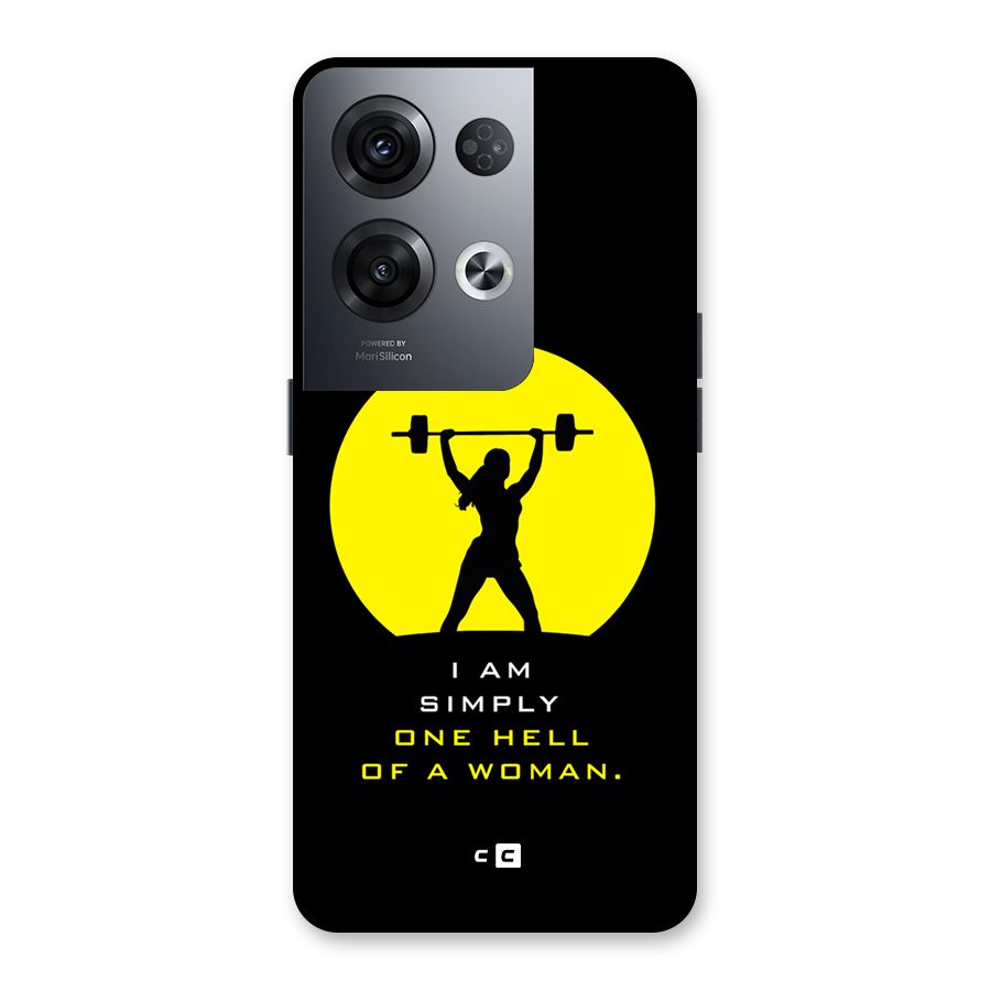 Hell Women Back Case for Oppo Reno8 Pro 5G