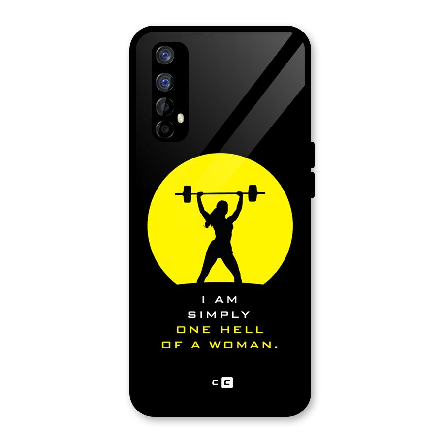 Hell Women Glass Back Case for Realme 7