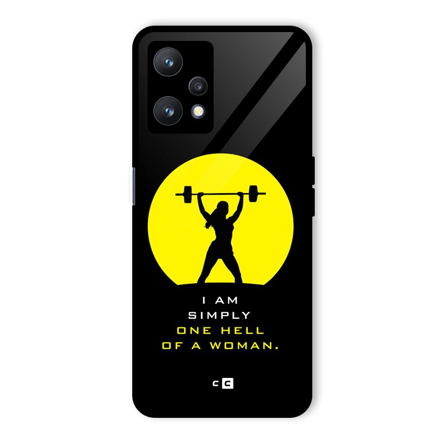 Hell Women Glass Back Case for Realme 9 Pro 5G