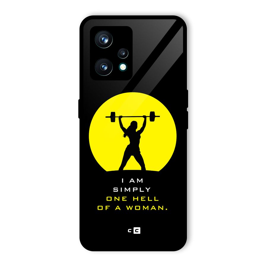Hell Women Glass Back Case for Realme 9 Pro Plus 5G