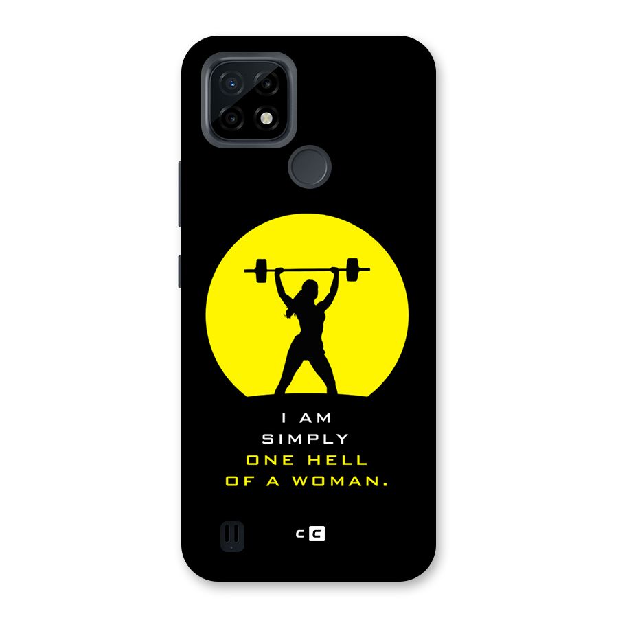 Hell Women Back Case for Realme C21