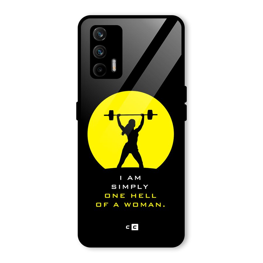 Hell Women Glass Back Case for Realme GT 5G