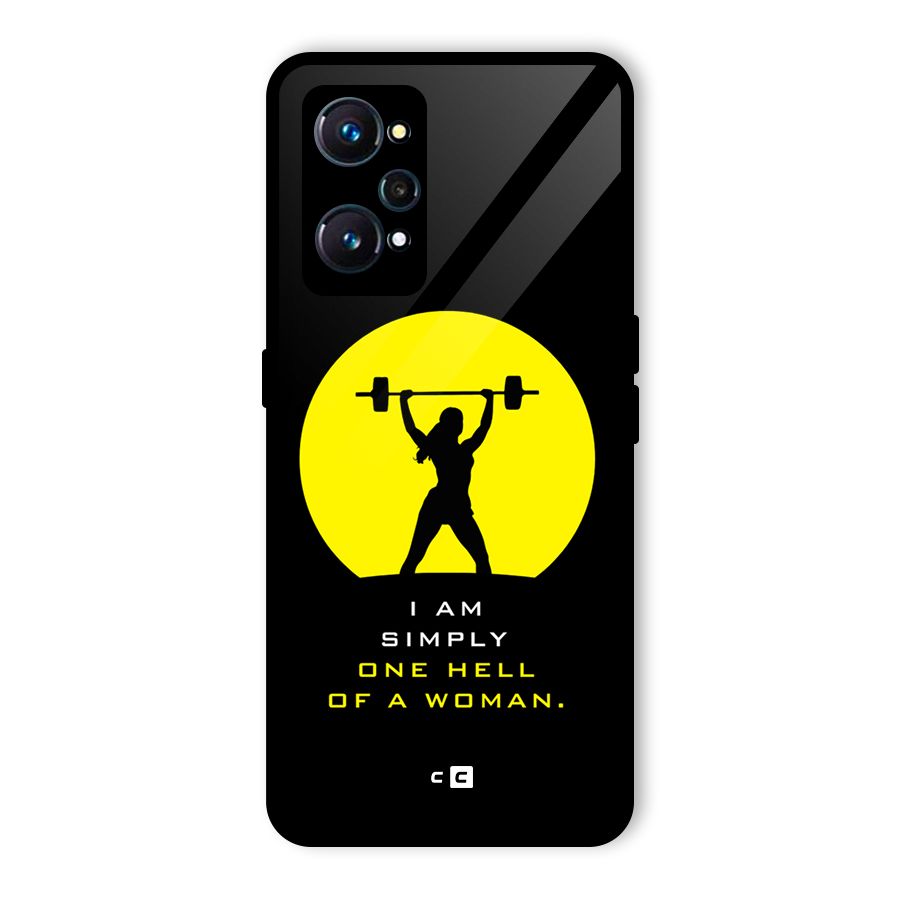Hell Women Glass Back Case for Realme GT Neo2
