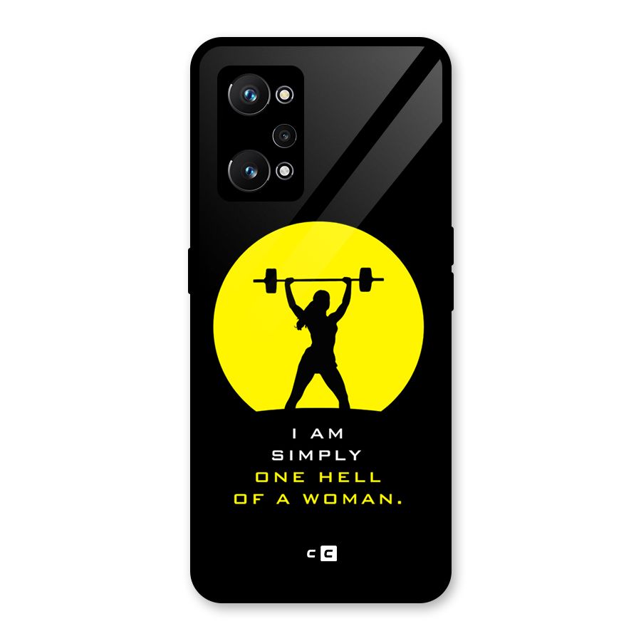Hell Women Glass Back Case for Realme GT Neo 3T
