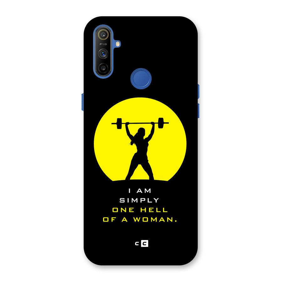 Hell Women Back Case for Realme Narzo 10A
