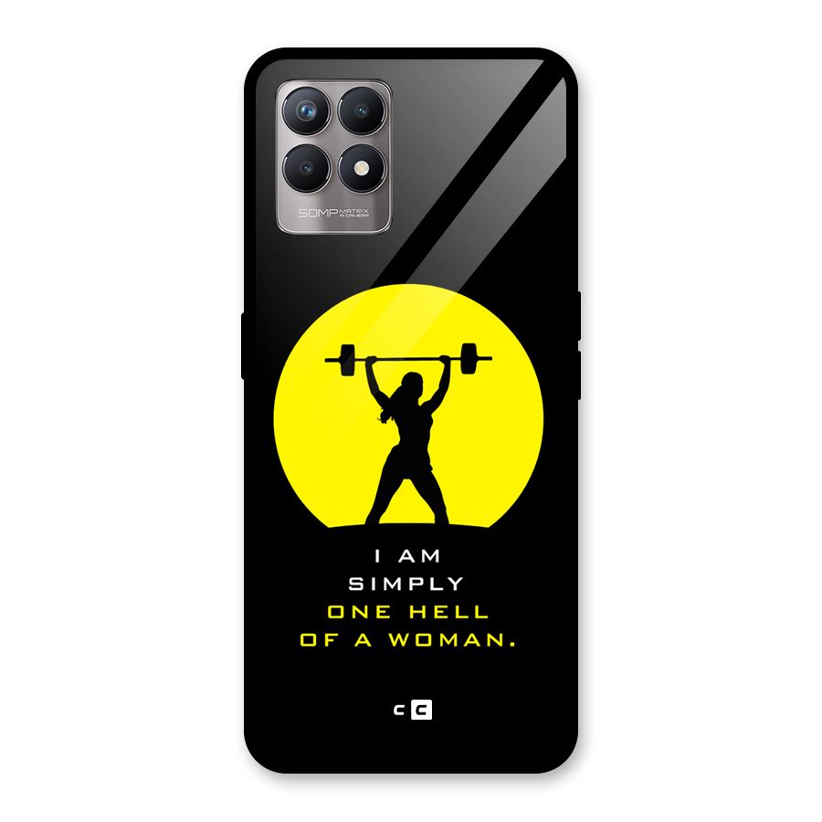 Hell Women Glass Back Case for Realme Narzo 50
