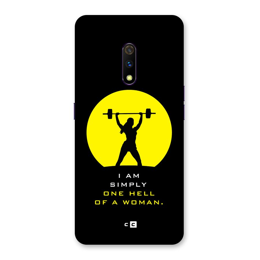 Hell Women Back Case for Realme X