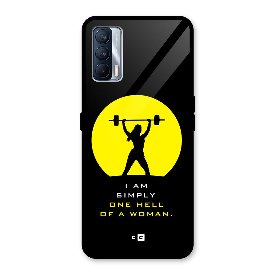 Hell Women Glass Back Case for Realme X7