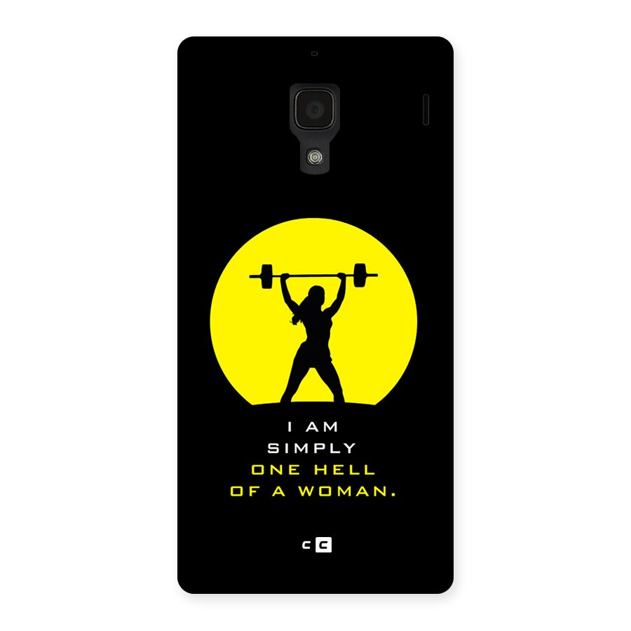 Hell Women Back Case for Redmi 1s