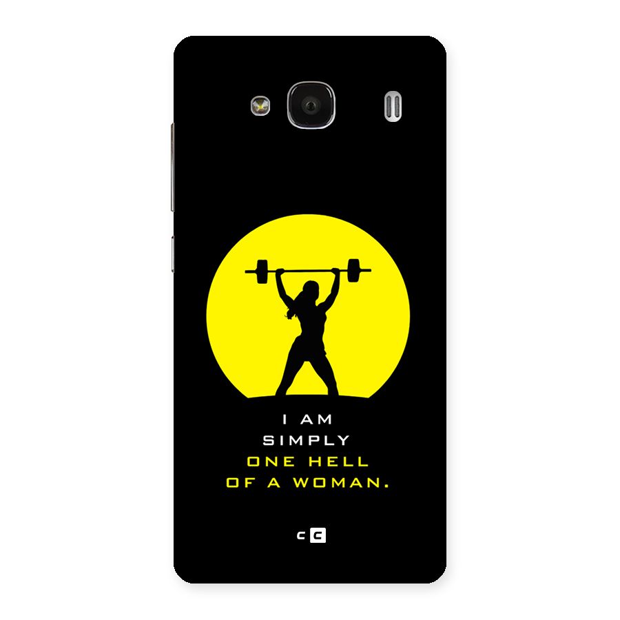Hell Women Back Case for Redmi 2