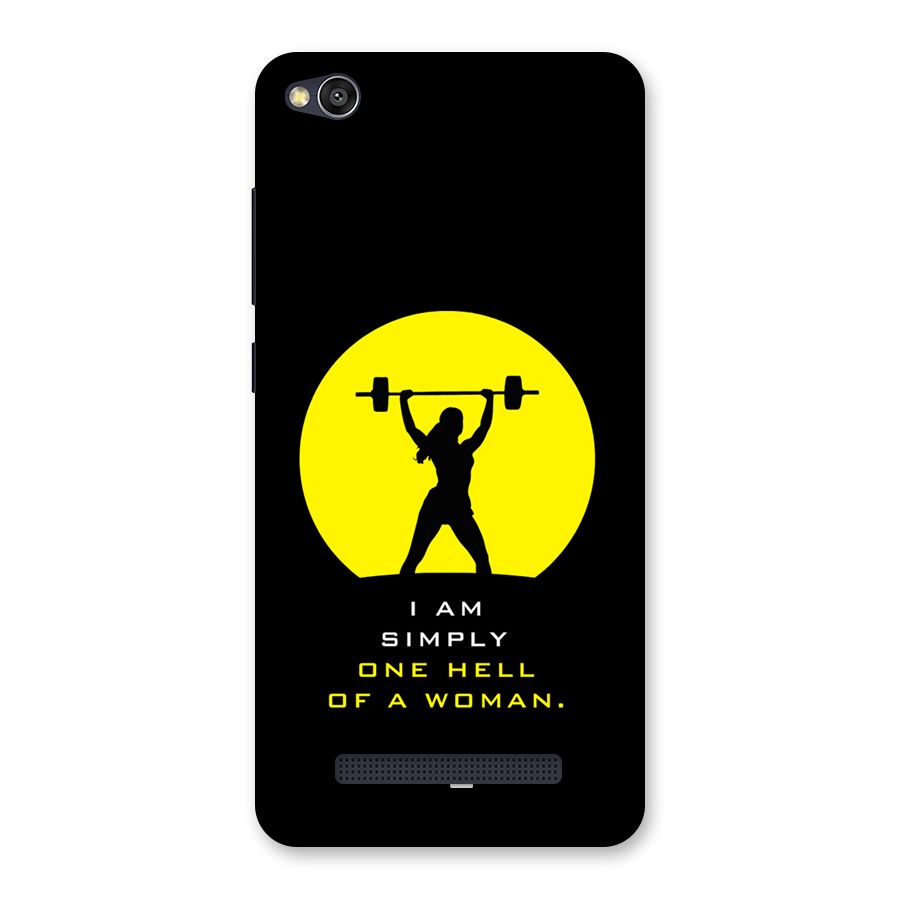 Hell Women Back Case for Redmi 4A