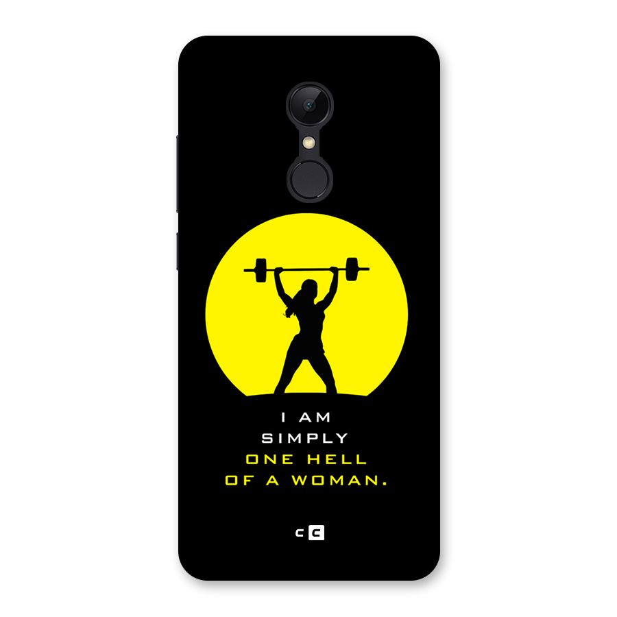 Hell Women Back Case for Redmi 5