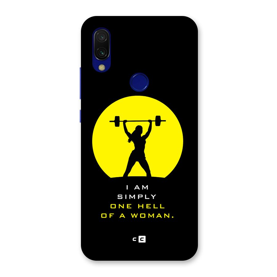 Hell Women Back Case for Redmi 7