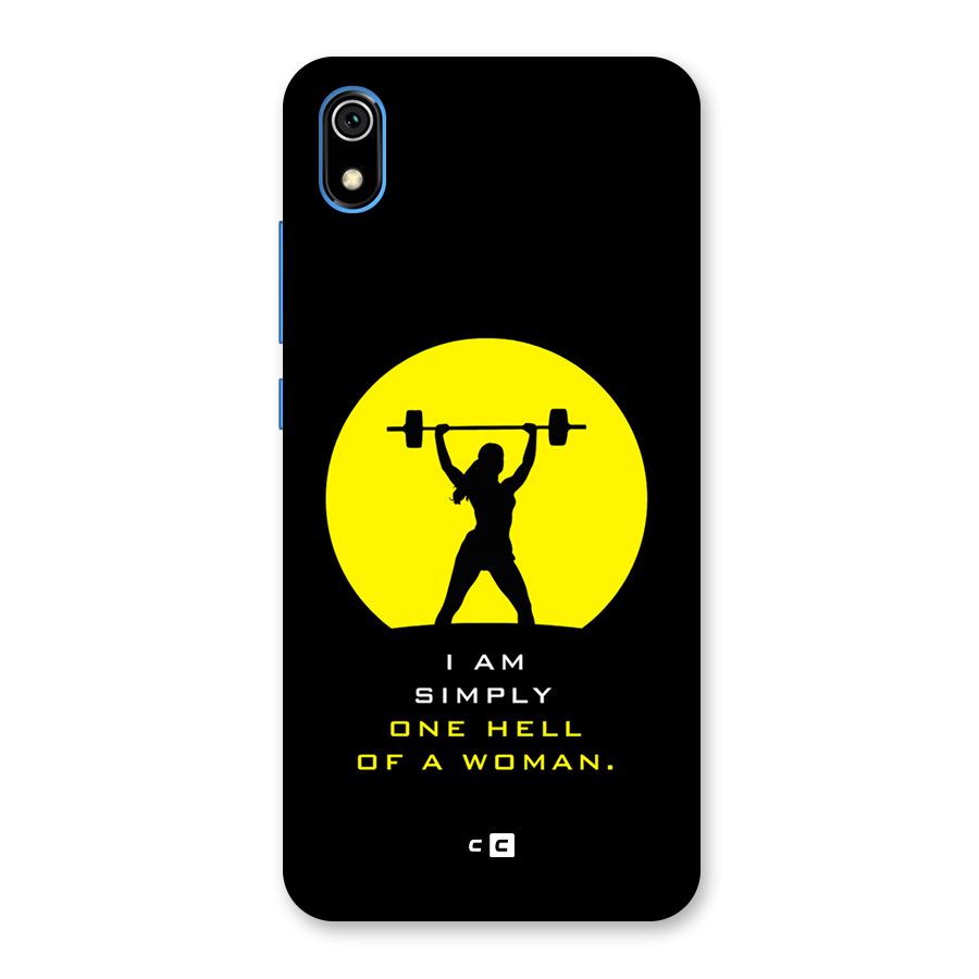 Hell Women Back Case for Redmi 7A