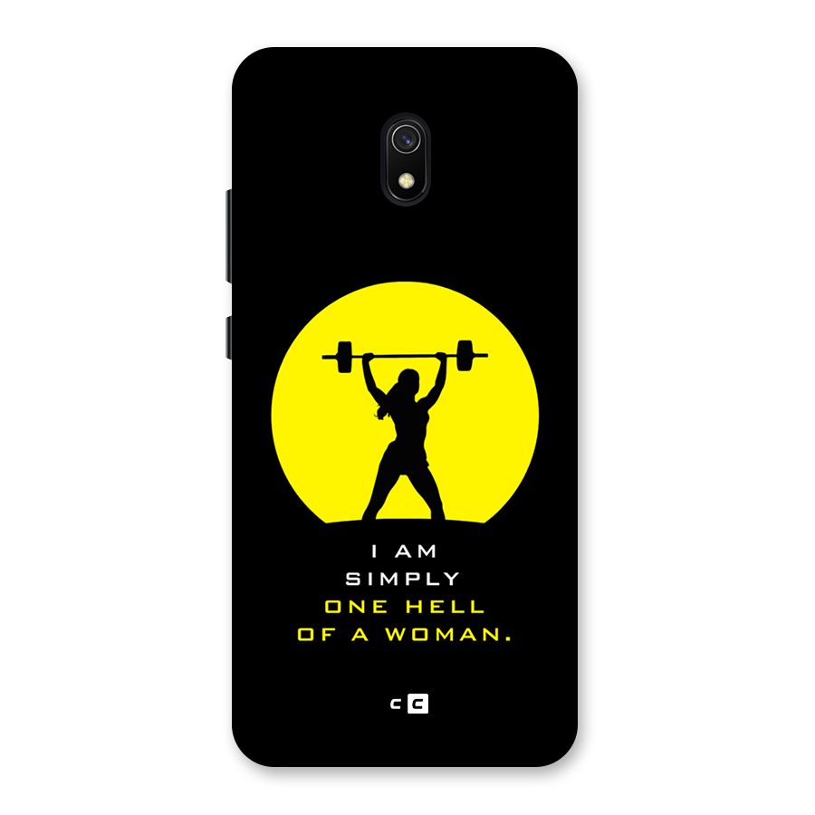 Hell Women Back Case for Redmi 8A