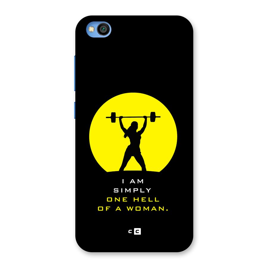 Hell Women Back Case for Redmi Go