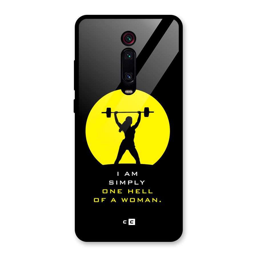 Hell Women Glass Back Case for Redmi K20