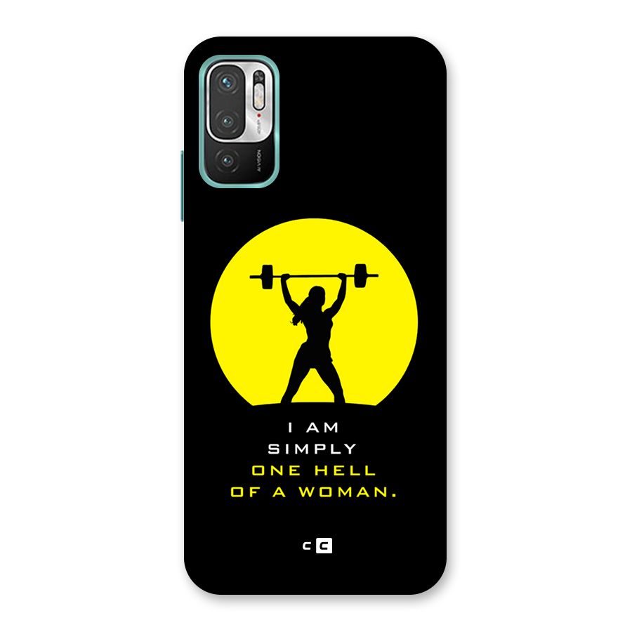 Hell Women Back Case for Redmi Note 10T 5G