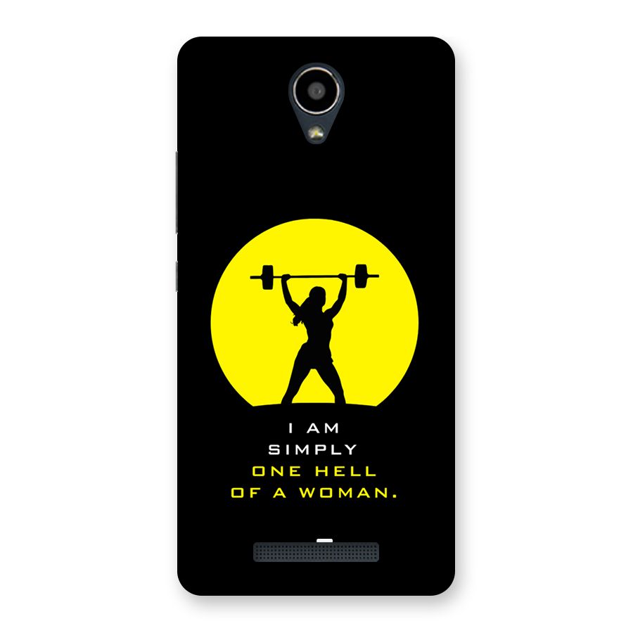 Hell Women Back Case for Redmi Note 2