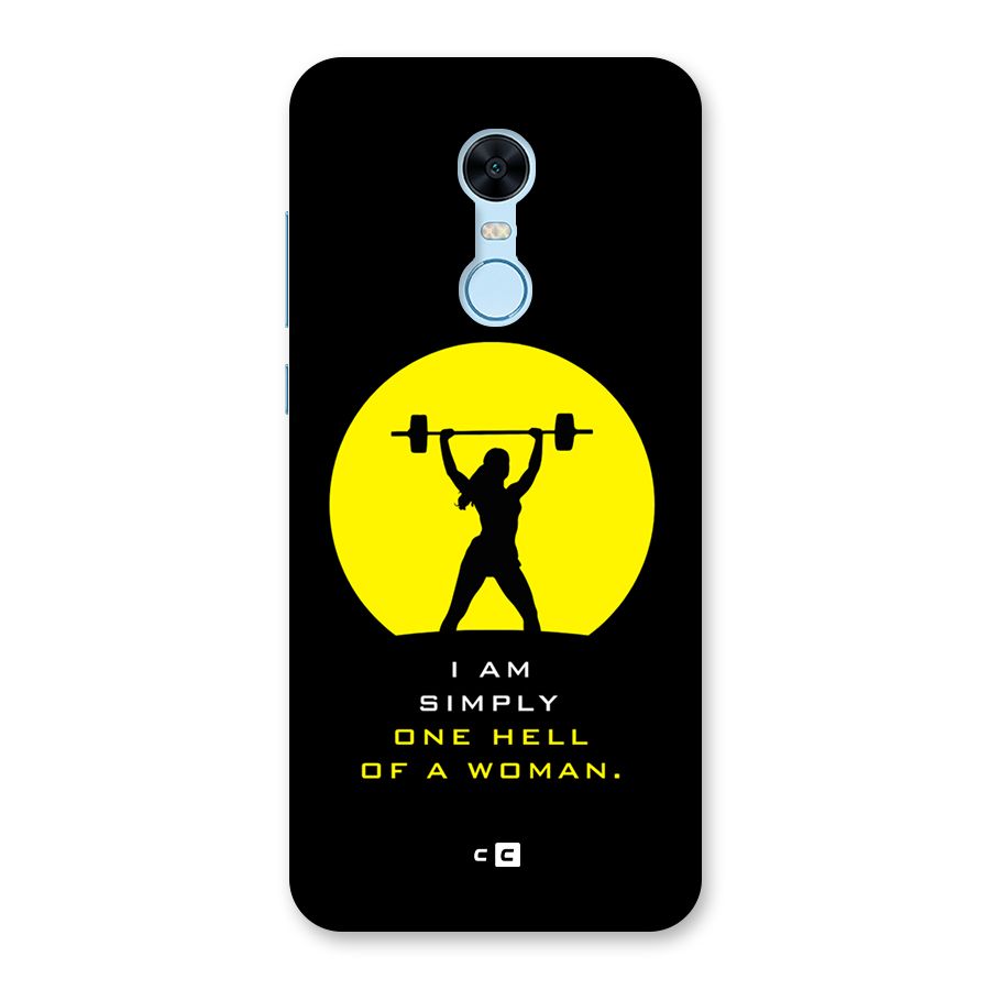 Hell Women Back Case for Redmi Note 5
