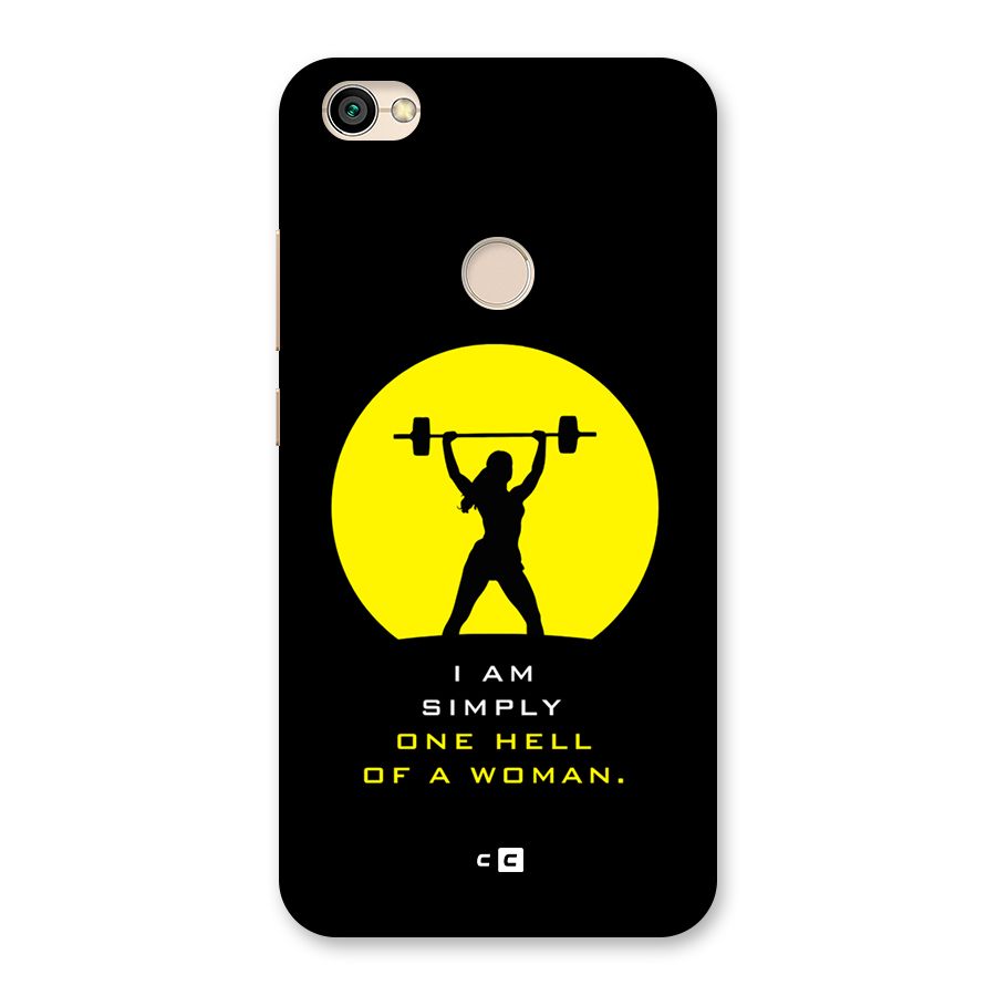 Hell Women Back Case for Redmi Y1 2017